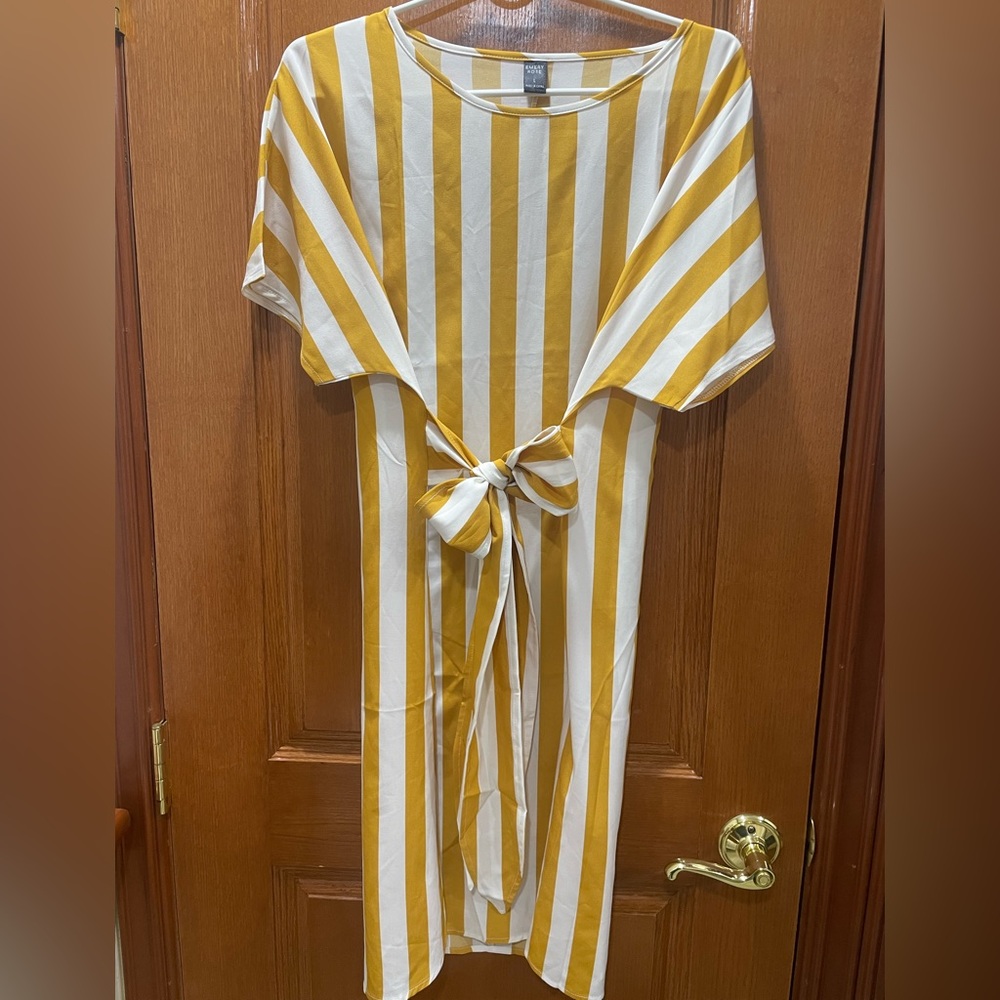 Emery Rose Yellow Dress Size Large